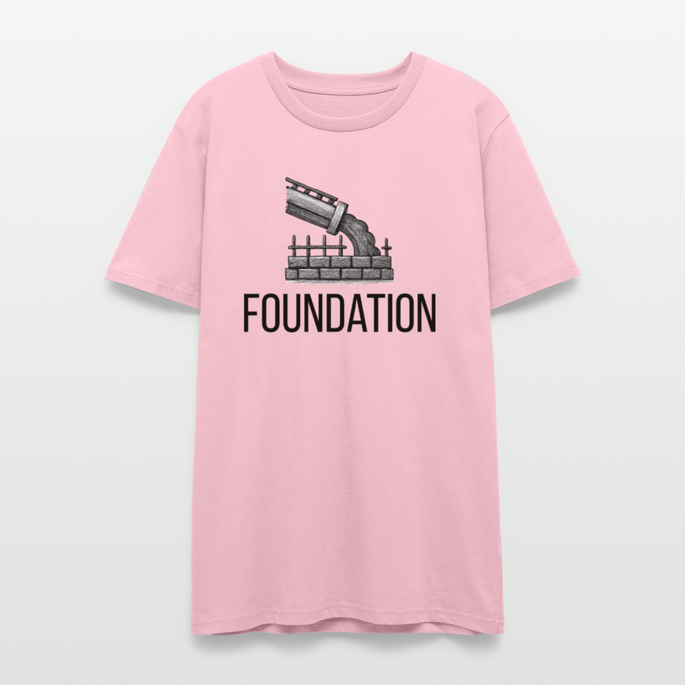 Foundation Organic T-Shirt | Torah Roots Faith Apparel | Hebrew Israelite Clothing - pale pink