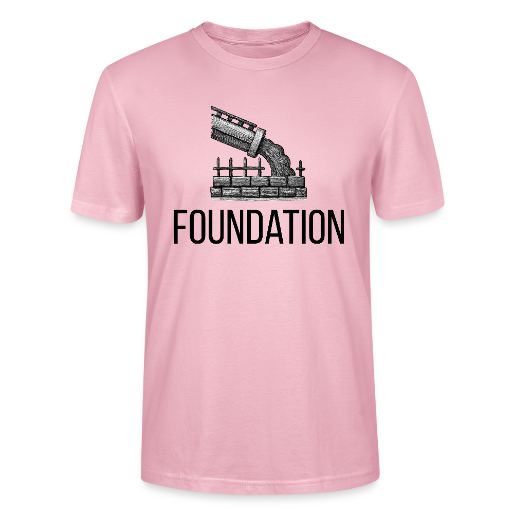 Foundation Organic T-Shirt | Torah Roots Faith Apparel | Hebrew Israelite Clothing - pale pink