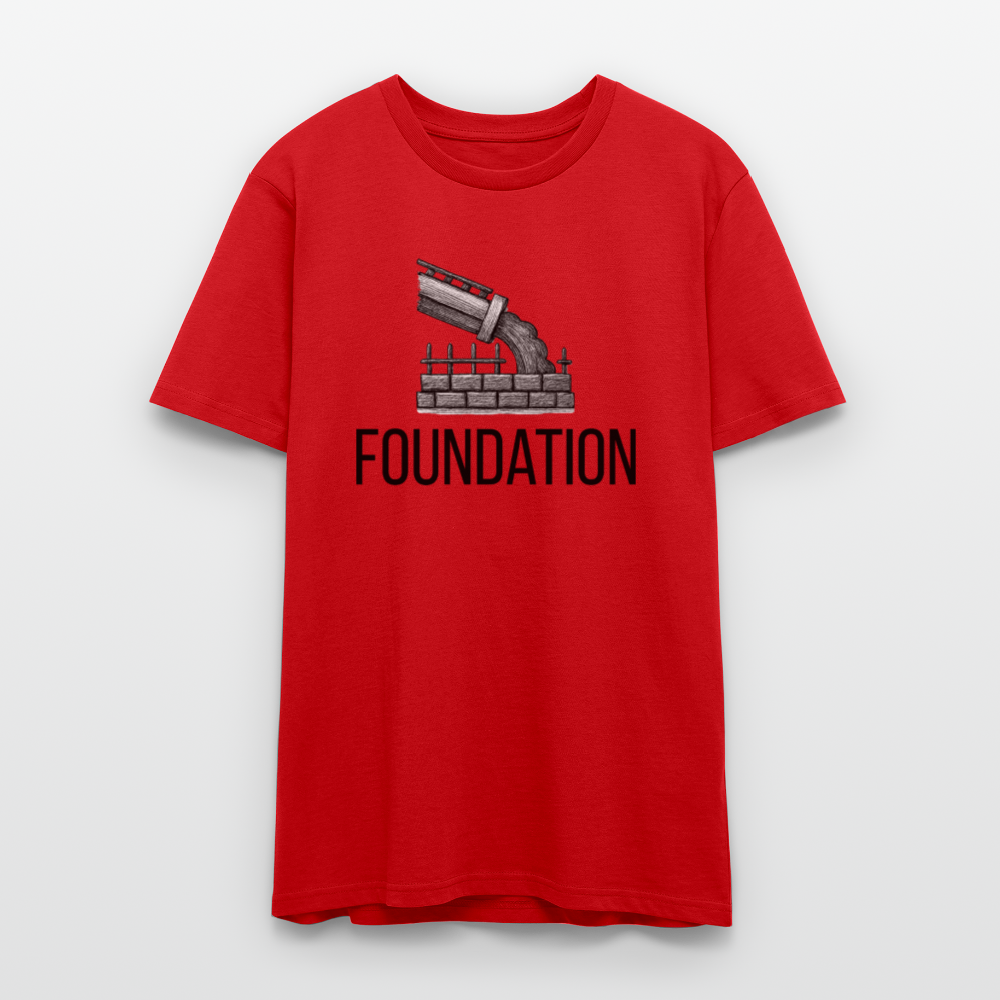Foundation Organic T-Shirt | Torah Roots Faith Apparel | Hebrew Israelite Clothing - red