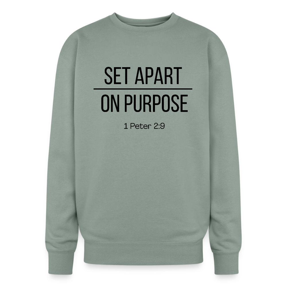 Set Apart On Purpose Oversized Crewneck Sweatshirt - sage