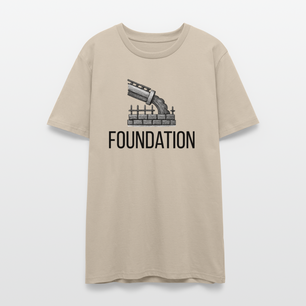 Foundation Organic T-Shirt | Torah Roots Faith Apparel | Hebrew Israelite Clothing - dust