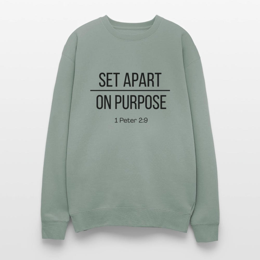 Set Apart On Purpose Oversized Crewneck Sweatshirt - sage