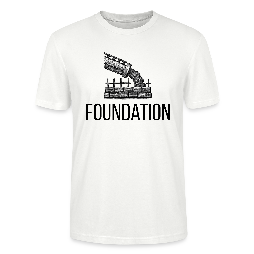 Foundation Organic T-Shirt | Torah Roots Faith Apparel | Hebrew Israelite Clothing - white