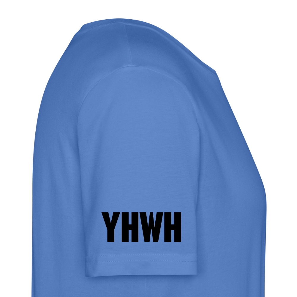 Foundation Organic T-Shirt | Torah Roots Faith Apparel | Hebrew Israelite Clothing - bright blue