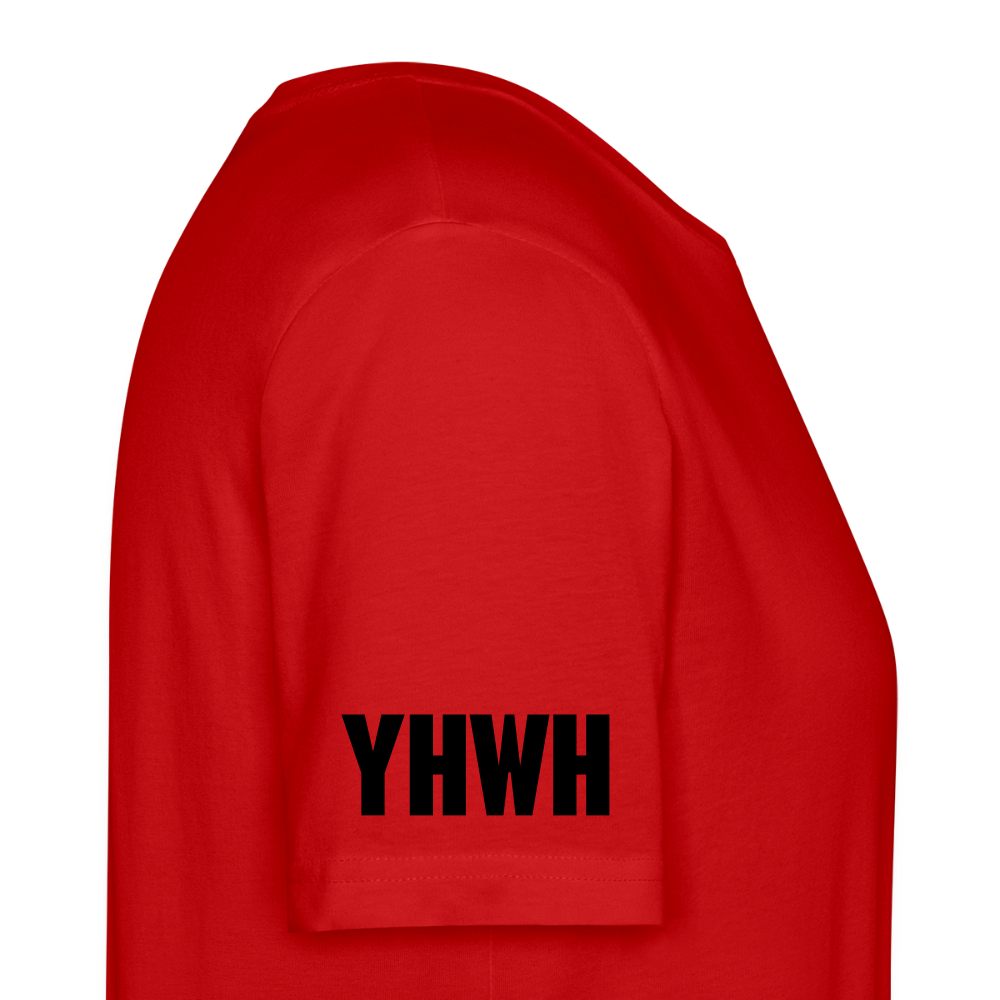 Foundation Organic T-Shirt | Torah Roots Faith Apparel | Hebrew Israelite Clothing - red
