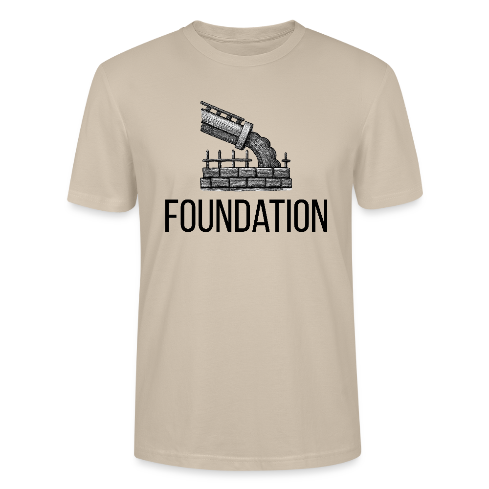 Foundation Organic T-Shirt | Torah Roots Faith Apparel | Hebrew Israelite Clothing - dust