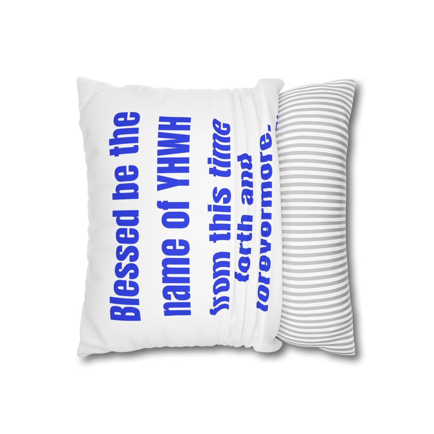 Psalms 113:2 Throw Pillow Cover