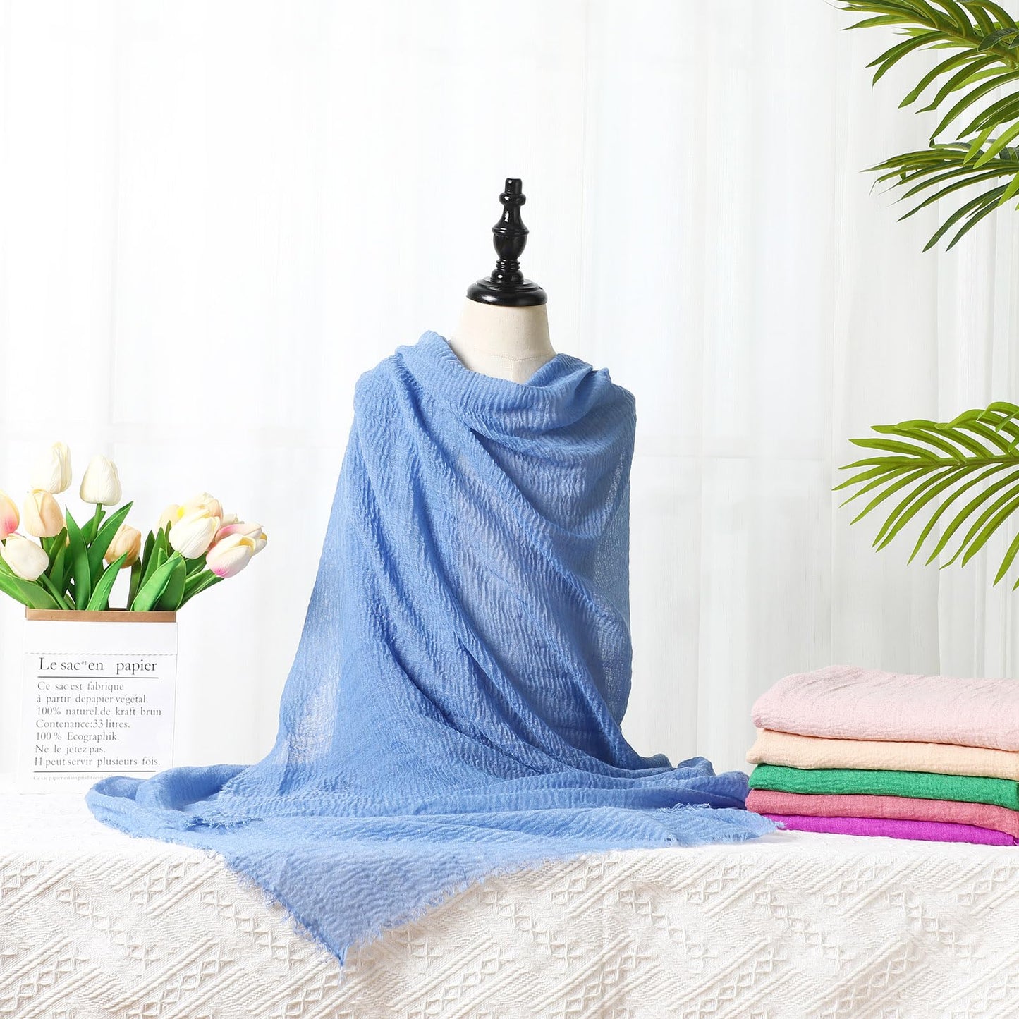 6 Pcs Head Scarf Set