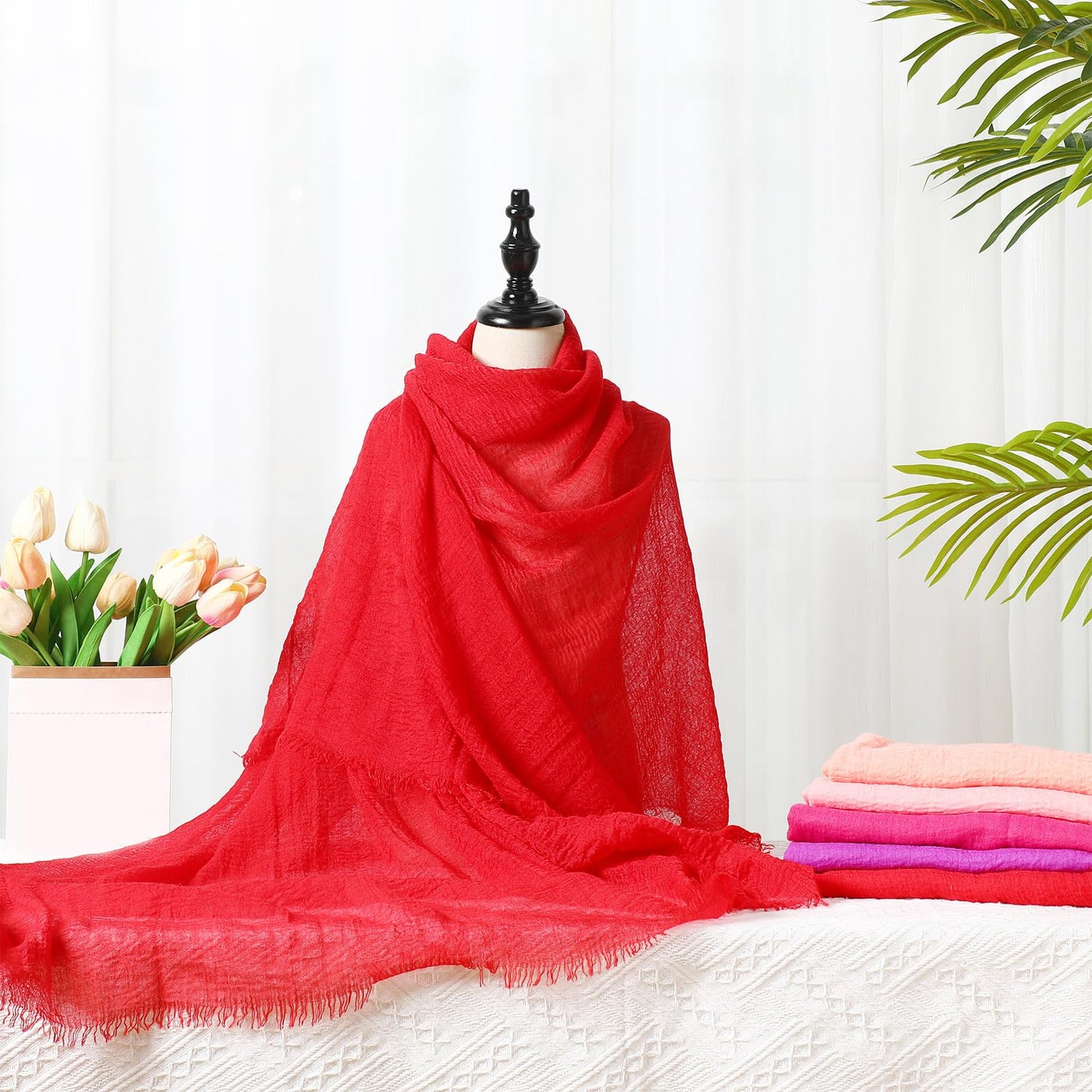 6 Pcs Head Scarf Set